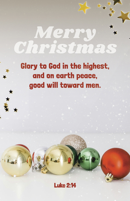 Christmas Bulletin: Merry Christmas (Package of...            Book Cover