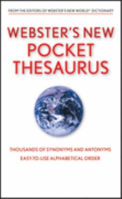 Paperback Webster's New World Pocket Thesaurus (Target Edition) Book