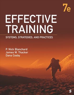 Effective Training: Systems, Strategies, and Pr... 1071927809 Book Cover