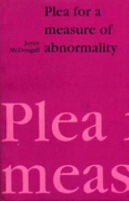 Plea for a Measure of Abnormality 1853431451 Book Cover