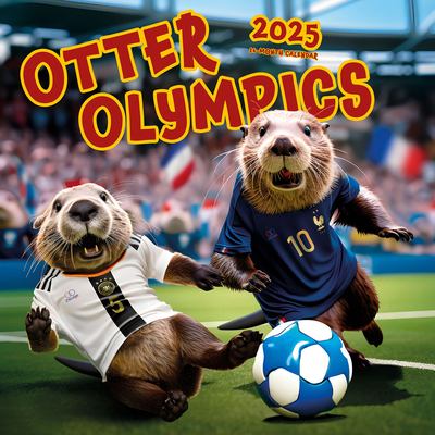 Otter Olympics 2025 12 X 24 Inch Monthly Square... 1975482964 Book Cover