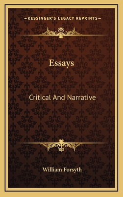 Essays: Critical and Narrative 1163483664 Book Cover