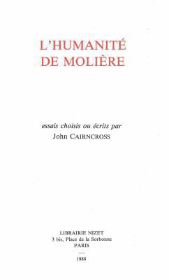 L' Humanite de Moliere [French] 2707811203 Book Cover
