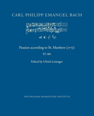 Passion according to St. Matthew (1773) B0BW23BW4X Book Cover