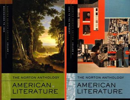The Norton Anthology of American Literature 2 V... 0393930580 Book Cover