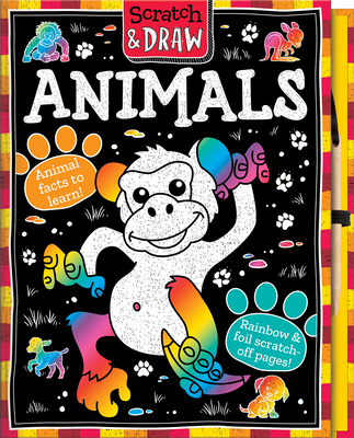 Scratch and Draw Animals: A Creative Scratch Ar... 1801052468 Book Cover