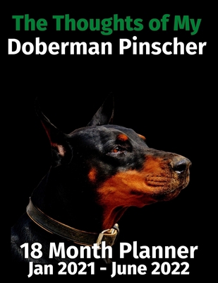 The Thoughts of My Doberman Pinscher: 18 Month ... B08HH1JQ6F Book Cover