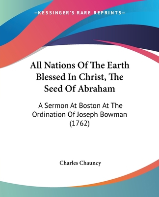 All Nations Of The Earth Blessed In Christ, The... 1436764157 Book Cover