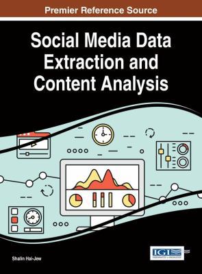 Social Media Data Extraction and Content Analysis 1522506489 Book Cover