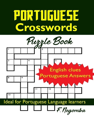 PORTUGUESE Crosswords Puzzle Book B08YQQTXP3 Book Cover