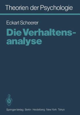 Theorien Der Psychologie: Band 6: Die Verhalten... [German] 3540124055 Book Cover