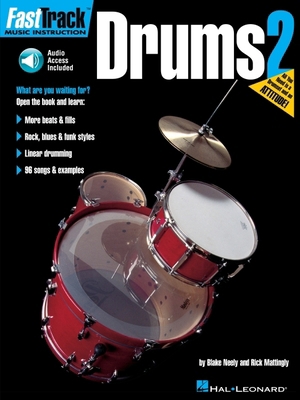 Fasttrack Drums Method Book 2 Book/Online Audio... B00A2QBWUO Book Cover