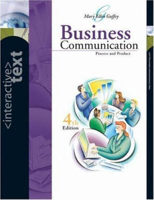 Business Communication: Process and Product 0324188803 Book Cover