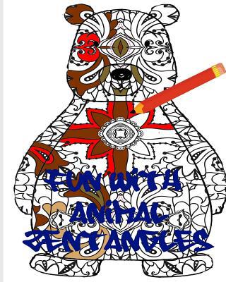 Fun with Animal Zentangles 1075109000 Book Cover