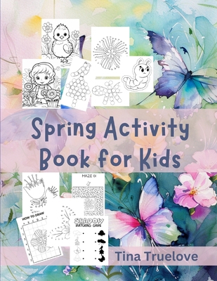 Spring Activity Book for Kids B0D29Z9PWH Book Cover