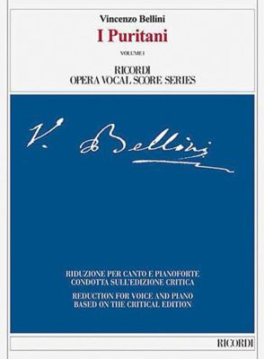 I Puritani: Ricordi Opera Vocal Score Series 8875929688 Book Cover