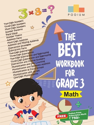The Best Math Workbook for Grade 3 9390354641 Book Cover
