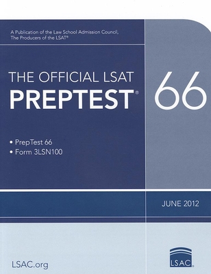 The Official LSAT Preptest 66: June 2012 LSAT 0984636056 Book Cover