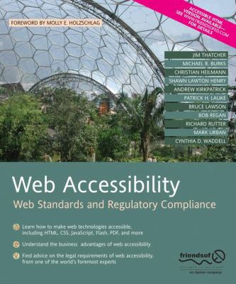 Web Accessibility: Web Standards and Regulatory... 1590596382 Book Cover