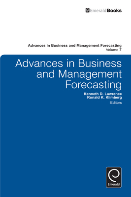 Advances in Business and Management Forecasting 0857242016 Book Cover