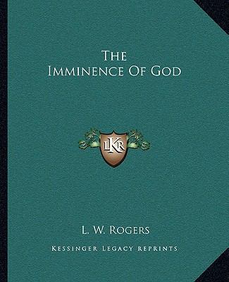 The Imminence Of God 1162833750 Book Cover