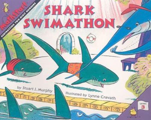 Shark Swimathon: Subtracting Two-Digit Numbers 073984394X Book Cover