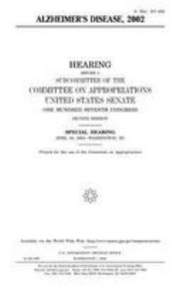 Alzheimer's disease, 2002 1983565016 Book Cover