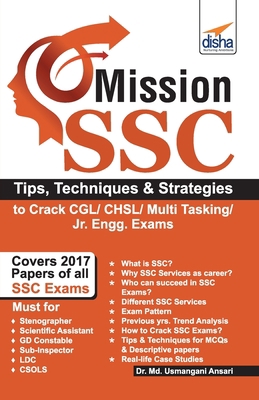 Mission SSC - Tips, Techniques & Strategies to ... 9387421597 Book Cover