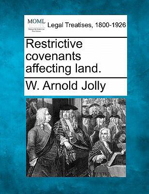 Restrictive Covenants Affecting Land. 1240027168 Book Cover