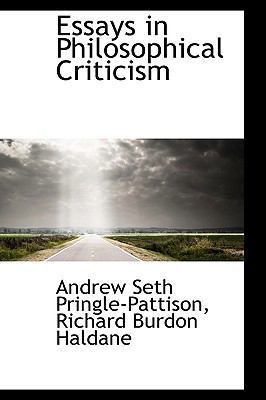 Essays in Philosophical Criticism 1103440845 Book Cover
