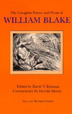The Complete Poetry and Prose of William Blake,... 0520044738 Book Cover