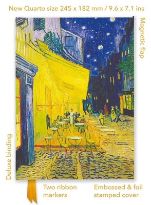 Vincent Van Gogh: Café Terrace (Foiled Quarto J... 1835622232 Book Cover