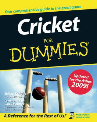 Cricket for Dummies 0470034548 Book Cover