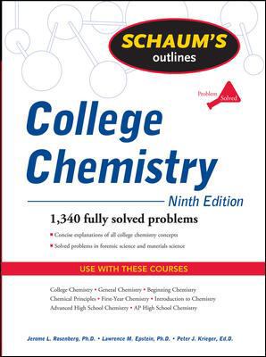 Schaum's Outline of College Chemistry 0071635300 Book Cover