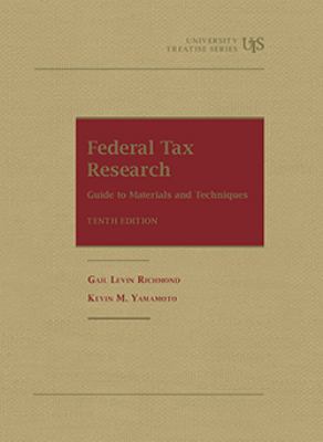 Federal Tax Research: Guide to Materials and Te... 1683289501 Book Cover