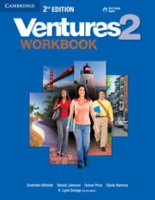 Ventures Level 2 Workbook [With CD (Audio)] 1107635381 Book Cover