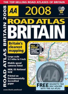 AA Road Atlas Britain [With Free Magnetic Tax D... 0749552689 Book Cover