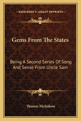 Gems From The States: Being A Second Series Of ... 1163770280 Book Cover