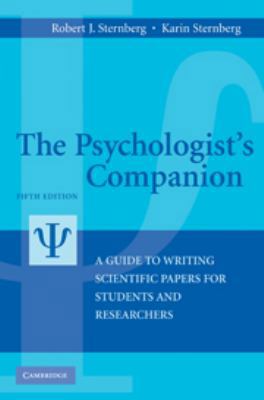 The Psychologist's Companion: A Guide to Writin... 051176202X Book Cover