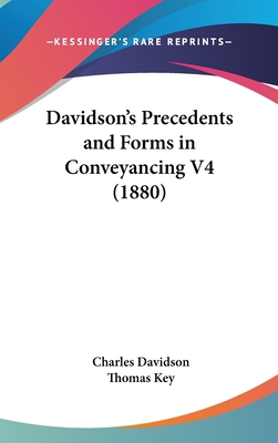 Davidson's Precedents and Forms in Conveyancing... 116182121X Book Cover