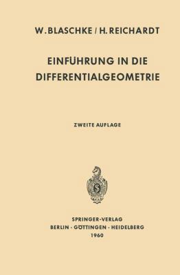 Einfuhrung in Die Differentialgeometrie [German] 354002526X Book Cover