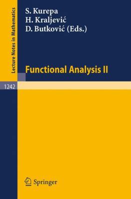 Functional Analysis II B019VL6NZO Book Cover