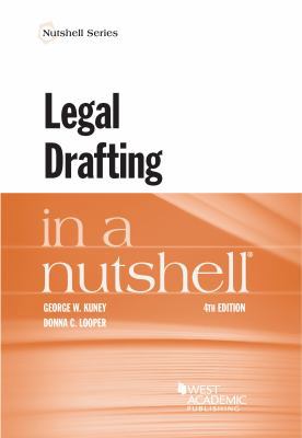Legal Drafting in a Nutshell 1634603192 Book Cover