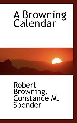 A Browning Calendar 1110029748 Book Cover