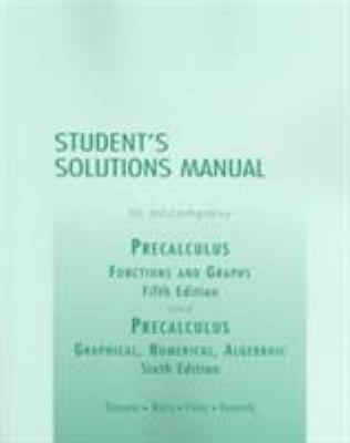 Precalculus: Functions and Graphs/Precalculus: ... 0321132033 Book Cover