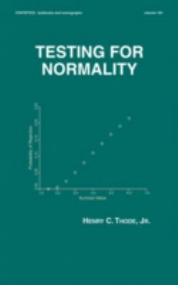 Testing For Normality 0824796136 Book Cover