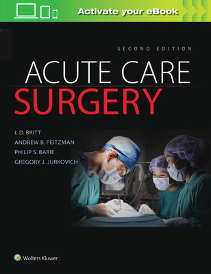 Acute Care Surgery 149637004X Book Cover