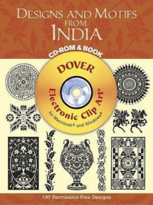 Designs and Motifs from India [With CD-ROM for ... 048699628X Book Cover