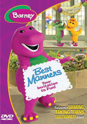 DVD Barney: Best Manners - Your Invitation to Fun! Book