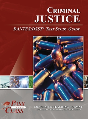 Criminal Justice DANTES/DSST Test Study Guide 1614337330 Book Cover